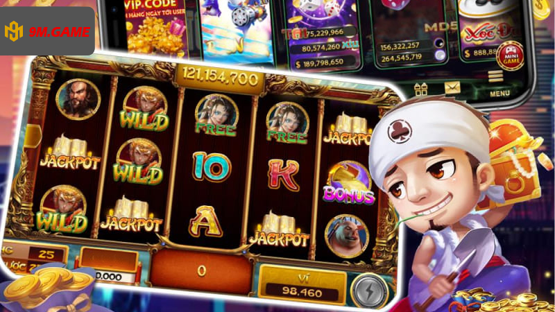 App 9M: đa dạng trò chơi hấp dẫn.