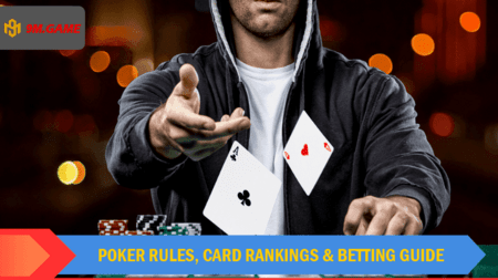 Poker: luật chơi, thứ tự bài, đặt cược.